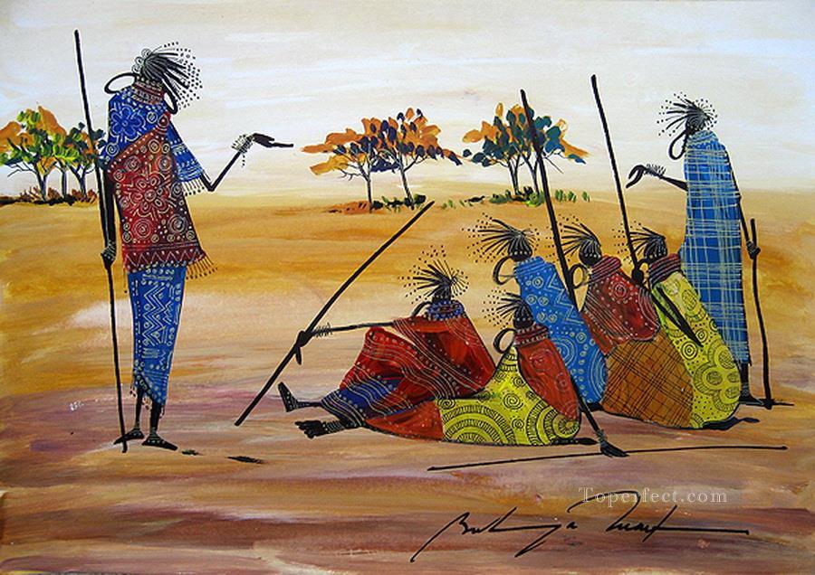 Il est temps de parler de l’Afrique Peintures à l'huile